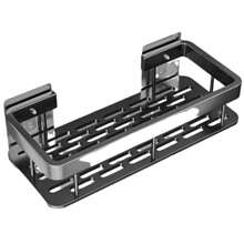 1pc Triangular Wall Mount Storage Rack, No Drilling Required, Bathroom Toilet Shower Room Corner Organizer Shelf Bathroom Accessories Bathroom Tools Bathroom - one-size - View 8