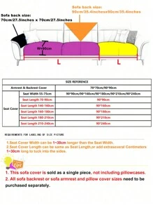 1pc Chenille Jacquard Sofa Cover , Couch Protector For Four Seasons, Universal Furniture Cover For Bedroom, Office, Living Room Home Decor Gifts Birthday Graduation - Multicolor - View 4