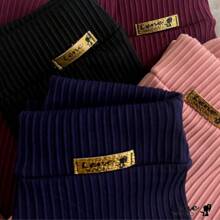 3D Ribbed Children's Leggings - Màu xanh lam - Xem 4