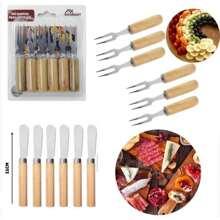 Butter Spatula With Purus Wooden Handle 12 UNITS - 彩色 - 查看 8
