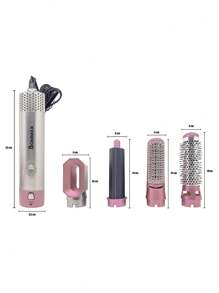 5 In 1 Electric Hair Dryer Brush 110V - A206 - Dusty Pink - View 3