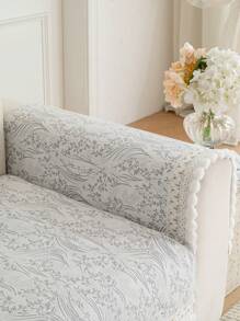 1pc Chenille Jacquard Sofa Cover , Couch Protector For Four Seasons, Universal Furniture Cover For Bedroom, Office, Living Room Home Decor Gifts Birthday Graduation - Multicolor - View 29