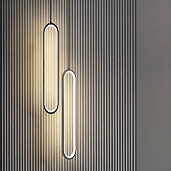 Nordic LED Pendant Light Luxury Home Decor Modern LED Pendant Lamp Warm White Trichromatic Light Aluminium Hanging Lamp Luxury Home Decor Black/Gold 1/2P Restaurant Ring -Shaped Chandelier Home Decor Fixtures For Coffee Shops Restaurant Living Room Kitchen Island Luxury Home Decor Minimalist Ceiling Adjustable LED Chandelier For Living Room Bedside Aisle Corridor Hanging Lamp