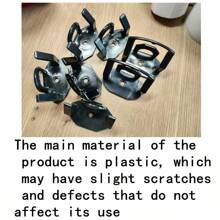 10pcs Hanging Storage Box, Wall Mounted Hat Rack, Adhesive Hat Hook, Wall Hat Hook, Door Hat Rack, Baseball Cap Rack, Household Black Plastic Hat Hook, Gender Reveal Party, Perfect For Birthdays, Weddings, Parties, The Perfect Gift For Colleagues, Friends, And Family, Back To School