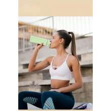 1 bình nước có thể gấp gọn 600ml (20,5 oz), cốc chạy bộ di động có dây đeo, cốc du lịch dung tích lớn, cốc cà phê có thể tái sử dụng, cốc đựng nước nhẹ đa chức năng, vật liệu silicon chịu nhiệt độ cao, bình nước chống rò rỉ, bình chứa nước, bình nước thể thao nén, sáng tạo có thể mở rộng, phụ kiện tập thể dục cho du lịch ngoài trời cắm trại đi bộ đường dài đạp xe yoga cốc tiện lợi - Nhiều màu - Xem 5