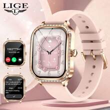 LIGE LIGE's New Smart Watch Sedentary Reminder, Breathing Training, Step Counting, Exercise Distance, Calorie Consumption, Smart Alarm Clock, Female Physiological Reminder, Multiple Exercise Modes, Fashionable, Elegant And Luxury Women's Smart Watch