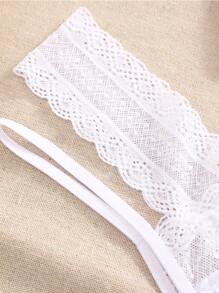 4pcs/Sexy Low-Rise Lace Lace Brazil Pants - Multicolor - View 6