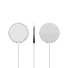 Wireless Charger Compatible With Iphone, Simple & Classic Appearance, Convenient To Carry, Supports Wireless Charging Function Compatible With Apple Series Phones, Supports Magnetic Attachment Compatible With Iphone 12-16 And Wireless Charging For Earphones