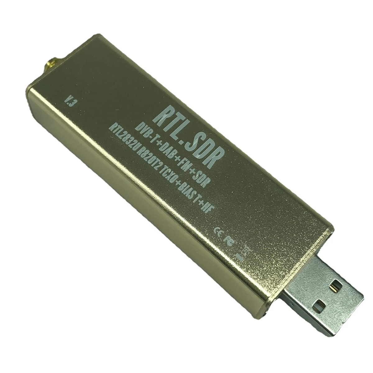 Récepteur RTL SDR V3 Pro 100KHz-1.7GHz TCXO intégré pour radio amateur ...