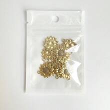 10 件双色 22x20 毫米可爱向日葵饰品植物吊坠适合 DIY 手工金属合金首饰制作 - 向日葵 - 查看 4