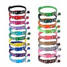 Pet Cat Collar With Bell, Multi-Color Options Cat Chain Collar Pendant Necklace For Cats And Dogs - Multicolor - View 19