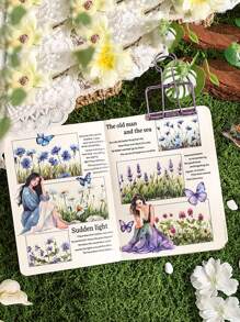 20 张/包 PET 花园系列装饰贴纸 - 均碼 - 查看 8