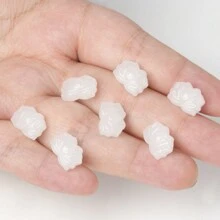 20 件 14x10 毫米彩色玻璃珠莲花珠适用于手链项链耳环 DIY 珠宝制作工艺配件 - Glass Beads - 查看 8