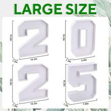 1 件手工制作的创意糖果拼盘，配有 0-9 数字和字母糖果盒，适合生日派对、毕业典礼、零食、派对装饰，适合家庭派对、单身派对和酒吧 KTV