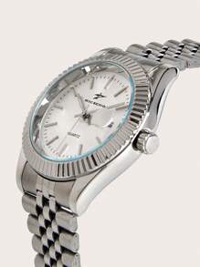 RICECGO 1pc Men's Classic Quartz Watch, Suitable For Daily Wear, Business Meetings, Gift