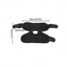 1 件压缩运动踝部支撑，稳定篮球/足球踝部伤害保护，踝部保暖器 - 黑色 - 查看 3