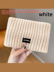 1pc Plain Polyester Headband, Autumn/Winter - Multicolor - View 5