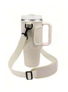 1pc Multi-Color Neoprene Sleeve For 40oz Sports Water Bottle, Shock-Proof Cup Holder With Strap, Light And Portable