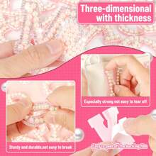 26 Pcs Pearl Rhinestone Letter Patches, Self Adhesive Pearl Rhinestone Letter Patches A-Z Bling Rhinestone Letter Stickers Glitter Rhinestone Alphabet Appliques Initial Letter Sticker, Pearl Letters Patches Stick For DIY Clothes Bags Hats Backpacks - Multicolor - View 4