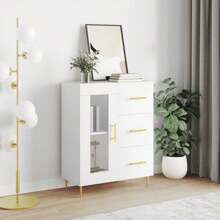 VidaXL Sideboard White 69.5x34x90 Cm Wood Material