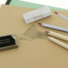 Bview Art Supply 20 件专业高品质艺术家素描套装，带硬质收纳盒 - 素描和炭笔、蜡笔、笔杆、橡皮擦、卷笔刀 - 彩色 - 查看 7