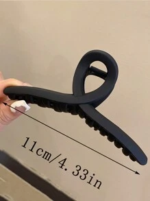 3 件装女士黑色和棕色宽塑料发夹，时尚百搭高端优雅简约发饰，适合日常休闲、派对、通勤、度假、发型设计、化妆、服装搭配发夹爪夹发夹发夹发夹发夹秋冬蝴蝶结 - 彩色 - 查看 3