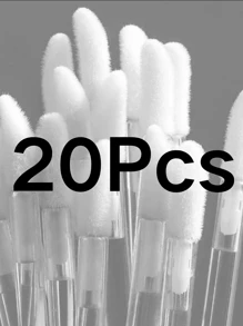 200/20 pezzi Set di pennelli per il trucco monouso, pennello per matita per labbra, pennello per correttore, pennello per ombretti, strumenti di trucco adatti per principianti, adatti per tutti i tipi di pelle