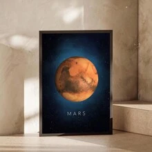HALFLEMART 1 pieza Póster de lienzo con galaxia espacial, para decoración de sala de estar y dormitorio