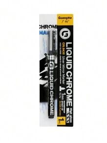 1 stuk Chrome Marker Zilver Goud Marker Pen Voor Kaarten, Posters, Steenmokken, Keramiek, Glas, Metaal Ambachtelijke Verf Pen