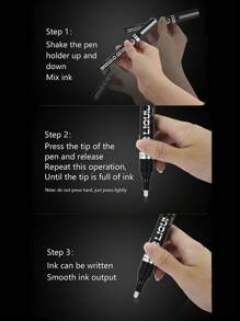 1 stuk Chrome Marker Zilver Goud Marker Pen Voor Kaarten, Posters, Steenmokken, Keramiek, Glas, Metaal Ambachtelijke Verf Pen
