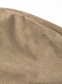 American Style Corduroy Straight Leg Pants, Men's Loose Versatile Casual Trousers, For Fall Winter