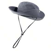 Unisex Sun Hat, Waterproof Wide Brim Bucket Hat Packable Boonie Hat For Fishing Hiking Gardening Safari Beach Casual