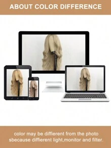 Tóc giả dài 26 inch xoăn gợn sóng tổng hợp chịu nhiệt phía trước 4*1 phần chữ U ren dài màu vàng gợn sóng chất lượng cao dành cho nữ, trông tự nhiên, mềm mại và thân thiện với người mới bắt đầu để sử dụng hàng ngày, lễ hội, Giáng sinh - Làm nổi bật tóc vàng - Xem 8