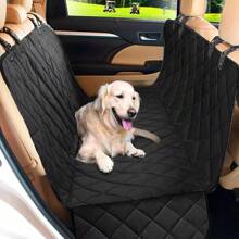 Pet Car Seat Cover Dog Protector Mat Rear Back Seat Hammock Cushion MatUK - BLACK 1 - View 6