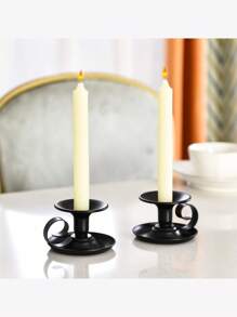 1 件/2 件铁质手持烛台，适用于浪漫晚餐，桌面装饰烛台，适用于婚礼、餐厅、酒吧、派对 - 非常适合情人节装饰、婚礼装饰、新年装饰、派对装饰 - 彩色 - 查看 8