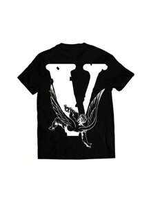 New Fashion T-Shirt Streetwear Premium Stylish Plus Size Shirt Fastest Shipping From Brazil - 黑色 - 查看 1