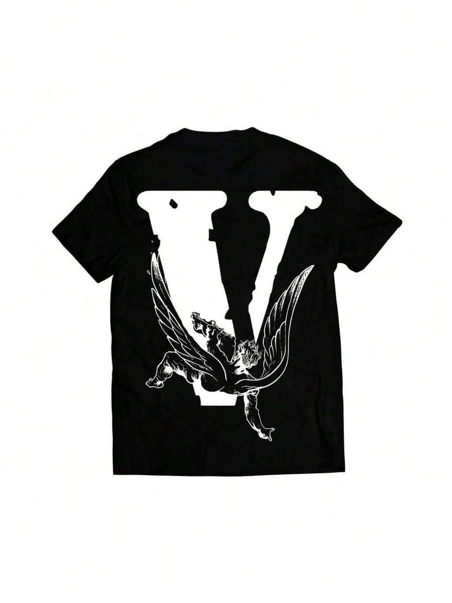 New Fashion T-Shirt Streetwear Premium Stylish Plus Size Shirt Fastest Shipping From Brazil - 黑色 - 查看 1