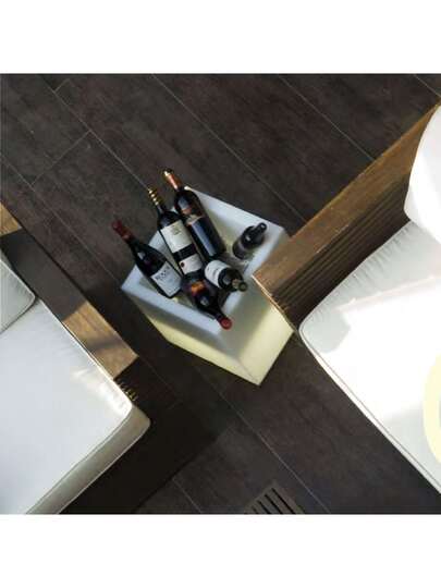 Well Home RGB LED Vloer POUF (16 S) RECHARGEABLE BATTERY REMOTE CONTROL. 50X50X50 CM. Free Shipping In 24/48h view 3