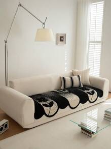 1 szt. Pokrowiec na sofę Chenille, przyjazny dla zwierząt domowych i psów, pokrowiec na sofę, antypoślizgowy pokrowiec na sofę, pokrowiec ochronny na meble, uniwersalny na cztery pory roku, odpowiedni do sypialni, biura, salonu, dekoracji domu