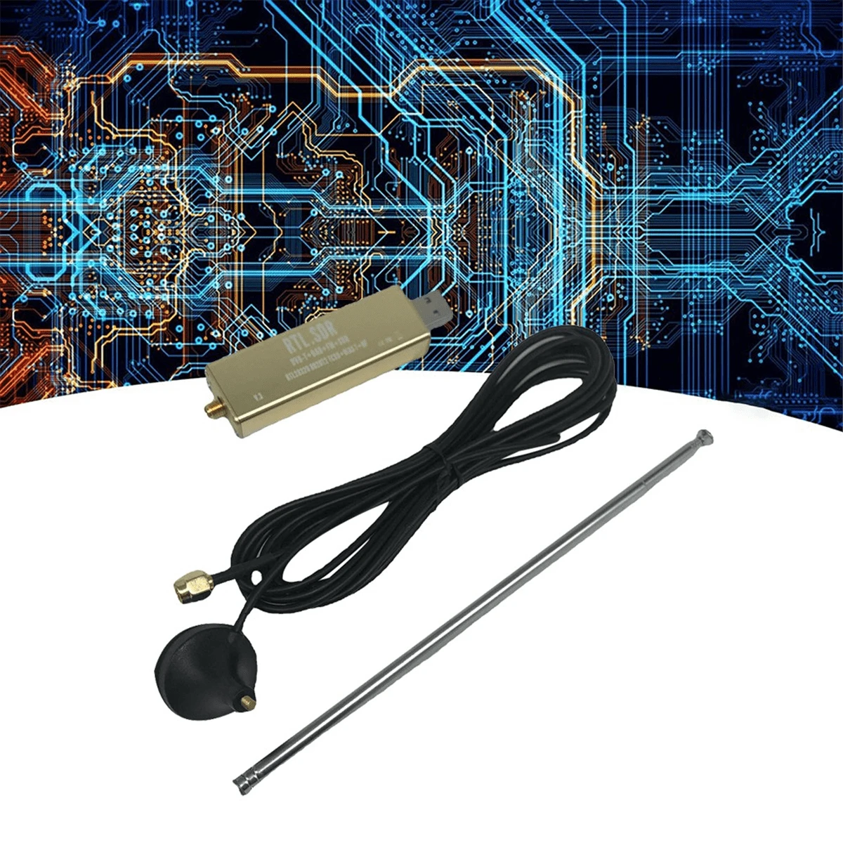 Récepteur RTL SDR V3 Pro 100KHz-1.7GHz TCXO intégré pour radio amateur ...