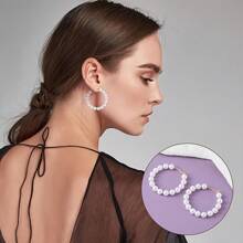 20 件各种尺寸酒杯吊饰戒指耳环圈 - 金色和银色 DIY 珠宝制作配件，用于圈形耳环