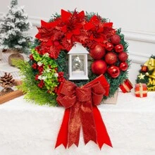 1 Pc Novos Enfeites de Natal Cena Decoração Adereços Jesus Guirlanda de Natal Porta Pendurada, Enviar Amigos, Enviar Presentes para a Família