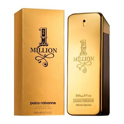 Paco Rabanne One Million - Eau de Toilette - 200ml - Vaporizador - Fri leverans inom 1-3 dagar