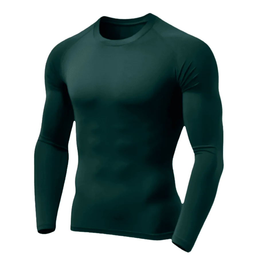 Kit 3 Men's Long Sleeve Shirt - 綠色 - 查看 1