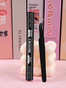 640/392 片装 D 卷度 10D+20D+30D+40D+50D+60D+80D+100D 睫毛嫁接套装，轻盈蓬松（10-16mm），混合密度簇状睫毛，包含胶水、封层剂、镊子、胶水和卸除剂。 - 黑色 - 查看 14