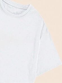 Christmas Cotton T-Shirt Women's Blouse Breathable Comfortable Printed Premium T-Shirt Classic Modern Style - 白色 - 查看 6