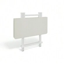 Living And Home Folding Wooden Dining Table - White 80cm W x 80cm D x 74cm H - 查看 9