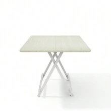 Living And Home Folding Wooden Dining Table - White 80cm W x 80cm D x 74cm H - 查看 8