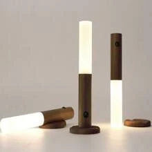 1PC 智能人体感应小夜灯免打孔入口过道走廊走廊浴室柜