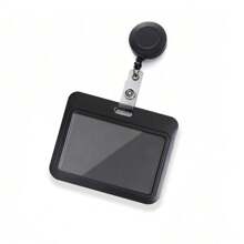 1 قطعة حامل بطاقات بلون أحادي بسيط مع مشبك قابل للسحب وأكمام للبطاقات، هدايا لحامل البطاقات، محفظة، حامل بطاقة الهوية، حامل بطاقة الائتمان، للنساء - متعدد الألوان - مشاهدة 11